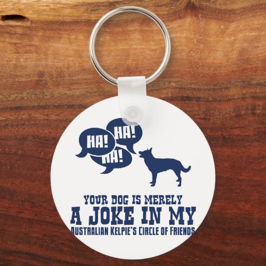 Australian Kelpie Schlüsselanhänger (Vorderseite)