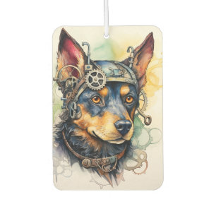 Australian Kelpie Steampunk Hund Autolufterfrischer
