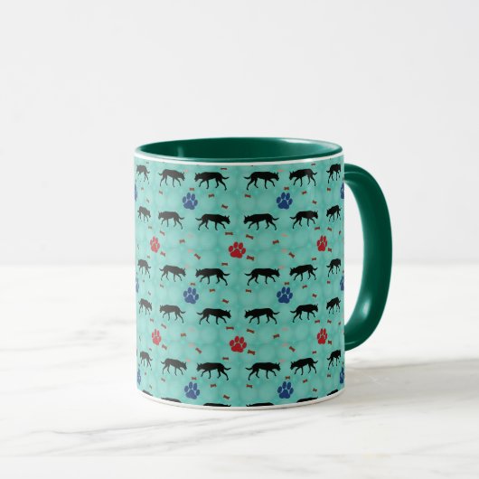 Australian Kelpie Tasse (VorderseiteRechts)