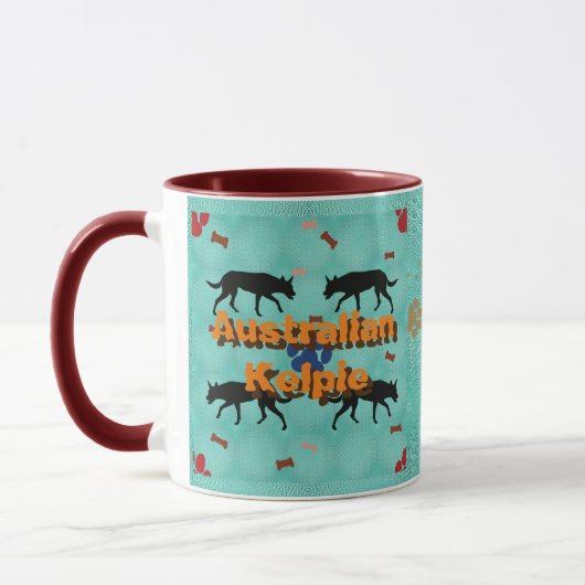 Australian Kelpie Tasse (Links)