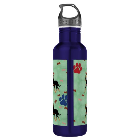 Australian Kelpie Trinkflasche (Rückseite)