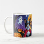 Australian Kelpies Dogs Pumpkin Halloween Funny Kaffeetasse (Links)