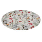 Australian Koala Cockatoos Proteas Naturemuster Schneidebrett (Ecke)