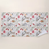 Australian Koala Cockatoos Proteas Naturemuster Strandtuch (Vorderseite)