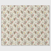 Australian Koalas, Kookaburras and Native Flora Geschenkpapier (Flach)