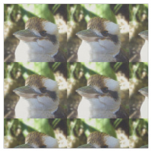 Australian Kookaburra Closeup Face, Stoff