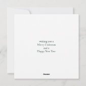 Australian Kookaburra Weihnachtsmannmütze Frohe We Feiertagskarte (Rückseite)