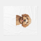 Australian Labradoodle Fleecedecke (Vorderseite (Horizontal))