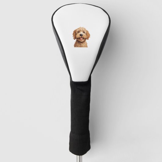 Australian Labradoodle Golf Headcover (Vorderseite)