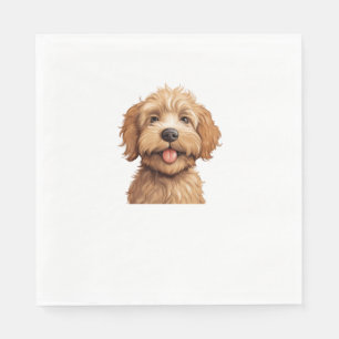 Australian Labradoodle Serviette
