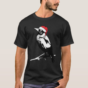 Australian Magpie Aussie Christmas T-Shirt