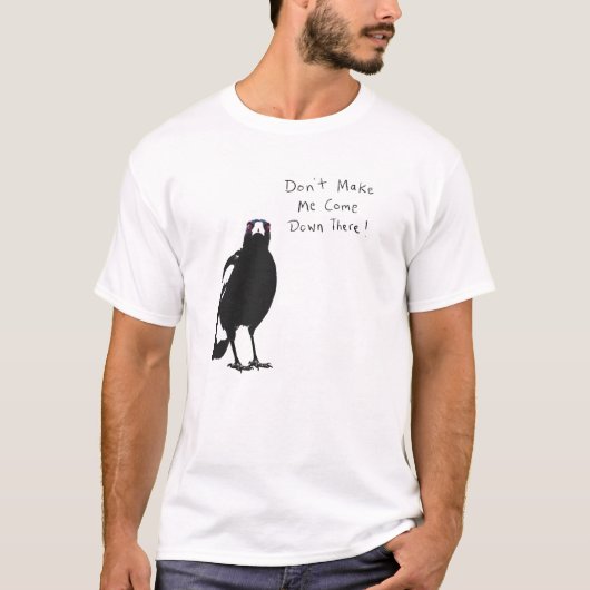 australian magpie C T-Shirt (Vorderseite)