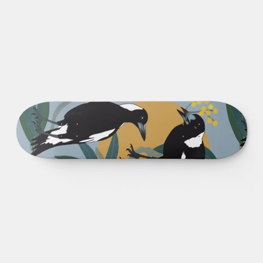 Australian Magpies Skateboard (Horizontal)