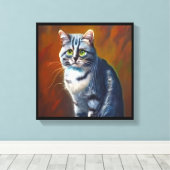 Australian Mist Cat Leinwanddruck (Insitu (Holzboden))