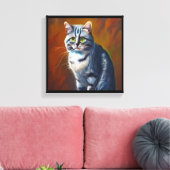 Australian Mist Cat Leinwanddruck (Insitu (Wohnzimmer))