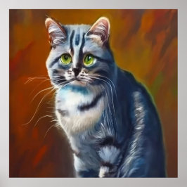 Australian Mist Cat Poster