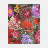 Australian Native Wild Blume Fleecedecke (Vorderseite)