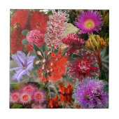 Australian Native Wild Blume Fliese (Vorderseite)