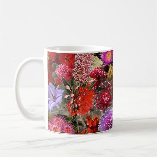 Australian Native Wild Blume Kaffeetasse (Links)