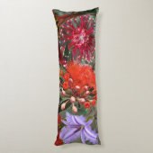 Australian Native Wild Blume Seitenschläferkissen (Rückseite (Vertikal))