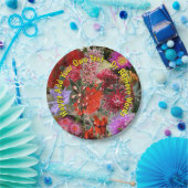 Australian Native Wild Blume Small 7" Pappteller (Party)