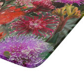 Australian Native Wild Blume Square Schneidebrett (Ecke)
