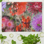 Australian Native Wild Blume tea / Geschirrtuch (Gefaltet)