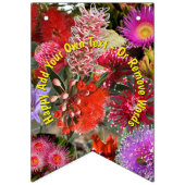 Australian Native Wild Blume Wimpelkette (Dritte Fahne)