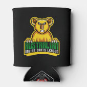Australian Online Darts League Stubby Holder Dosenkühler (Rückseite)