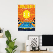 Australian Open Tennis Poster Sommer-Slam, Fett (Heimbüro)
