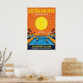 Australian Open Tennis Poster Sommer-Slam, Fett (Küche)