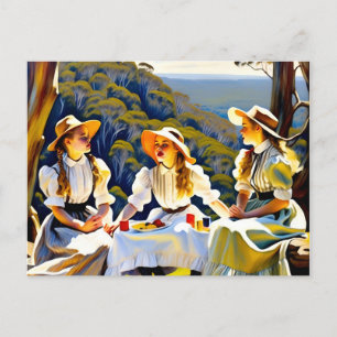 Australian Picnic bei Hanging Rock Postkarte