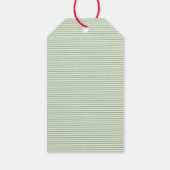 Australian Protea Watercolor Foliage Vielen Dank Geschenkanhänger (Rückseite)