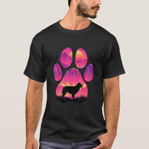 Australian Retriever Pfote Mama Papa Hund Frauen M T-Shirt