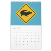 Australian road signs 2026 kalender (Mär 2027)