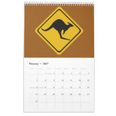 Australian road signs 2026 kalender (Feb 2027)
