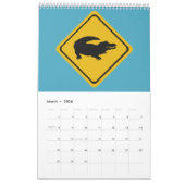 Australian road signs 2026 kalender (Mär 2026)