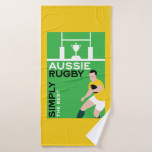 Australian Rugby-Spieler Badehandtuch