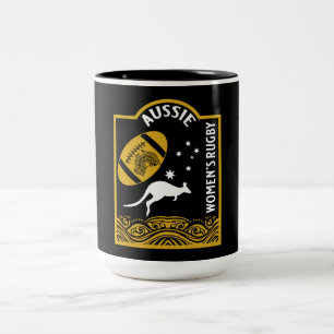 Australian Rugby Sports Zweifarbige Tasse