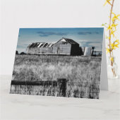 Australian Rural Relank Blank Greeting Card Karte (Gelbe Blume)