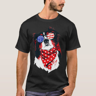 Australian Shepherd 4. Juli Aussie American F T-Shirt
