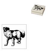 Australian Shepherd alias Aussie Dog Breed Gummistempel (Stempel)