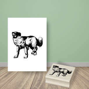 Australian Shepherd alias Aussie Dog Breed Gummistempel