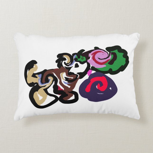 Australian shepherd and roses joy dekokissen (Vorderseite)