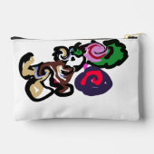 Australian shepherd and roses joy zubehörtasche (Rückseite)