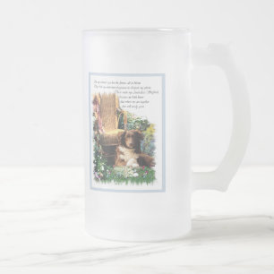 Australian Shepherd Art Gifts Mattglas Bierglas