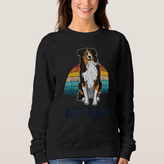 Australian Shepherd Aussi Dog Breed 127 Sweatshirt (Vorderseite)