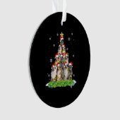 Australian Shepherd Aussie Christmas Ornament Tree (Vorderseite)