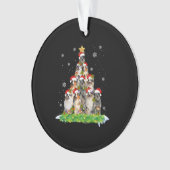 Australian Shepherd Aussie Christmas Ornament Tree (Vorderseite)