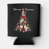 Australian Shepherd Aussie Christmas Tree Xmas Dog Dosenkühler (Vorderseite)